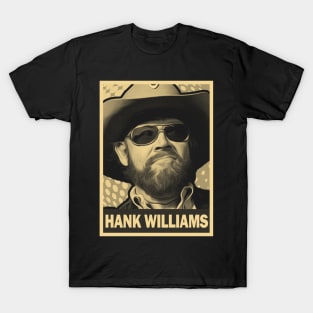 brown cream HankWilliams//retro art (exlusive) T-Shirt